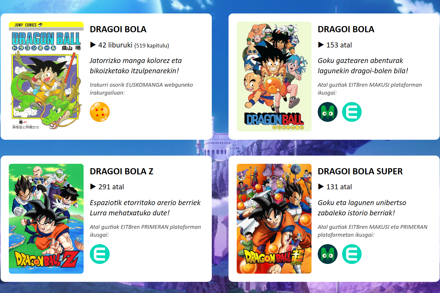 Dragoi Bola euskaraz